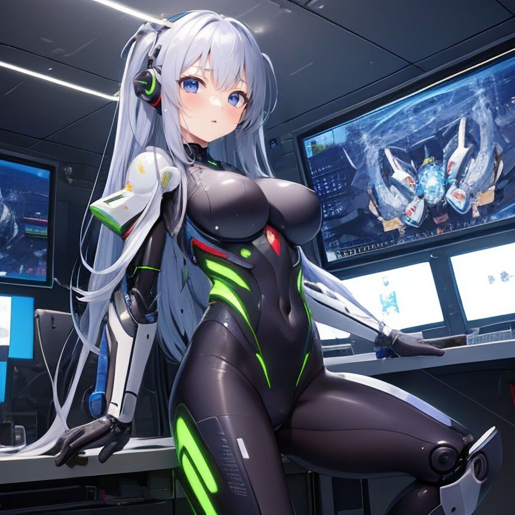 サイバースーツ風美少女さん