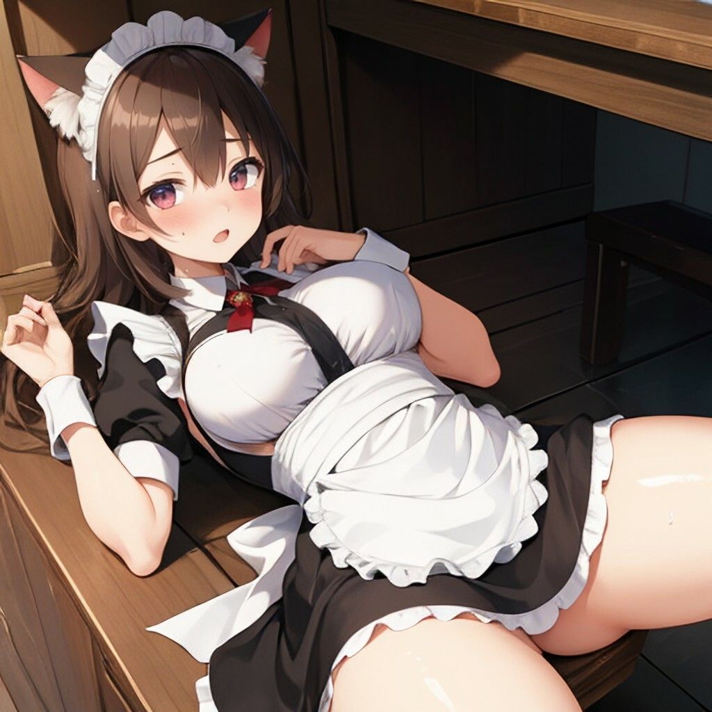 ねこみみ風メイドさん