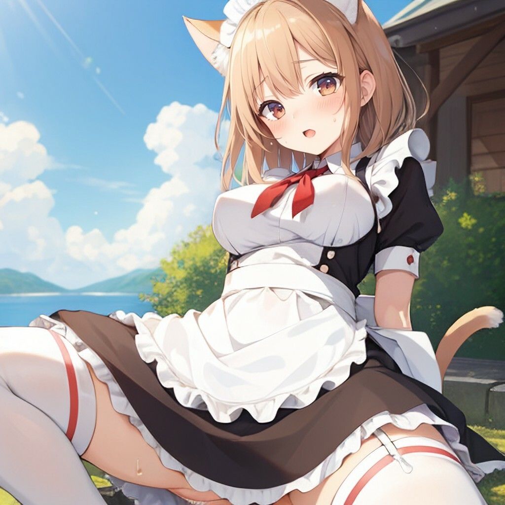 ねこみみ風メイドさん
