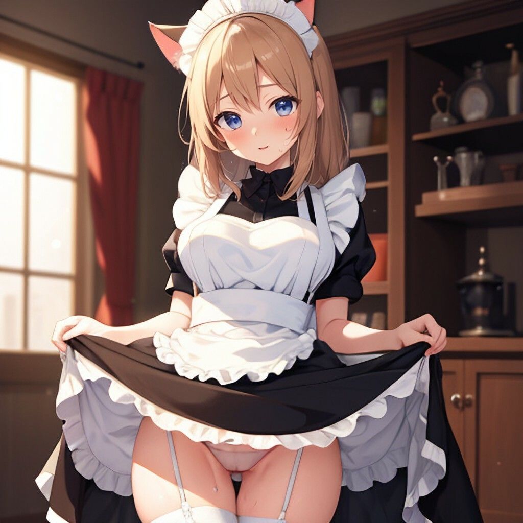 ねこみみ風メイドさん