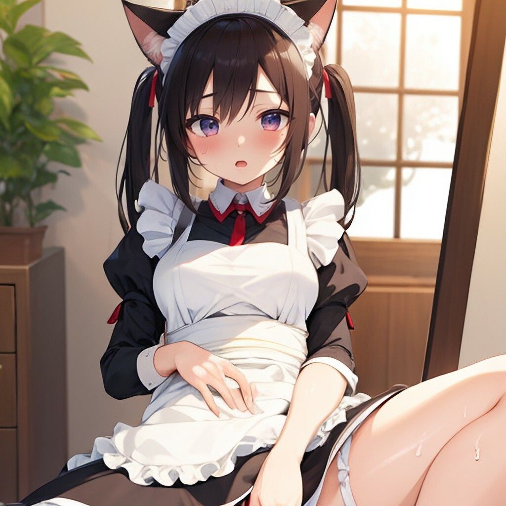 ねこみみ風メイドさん