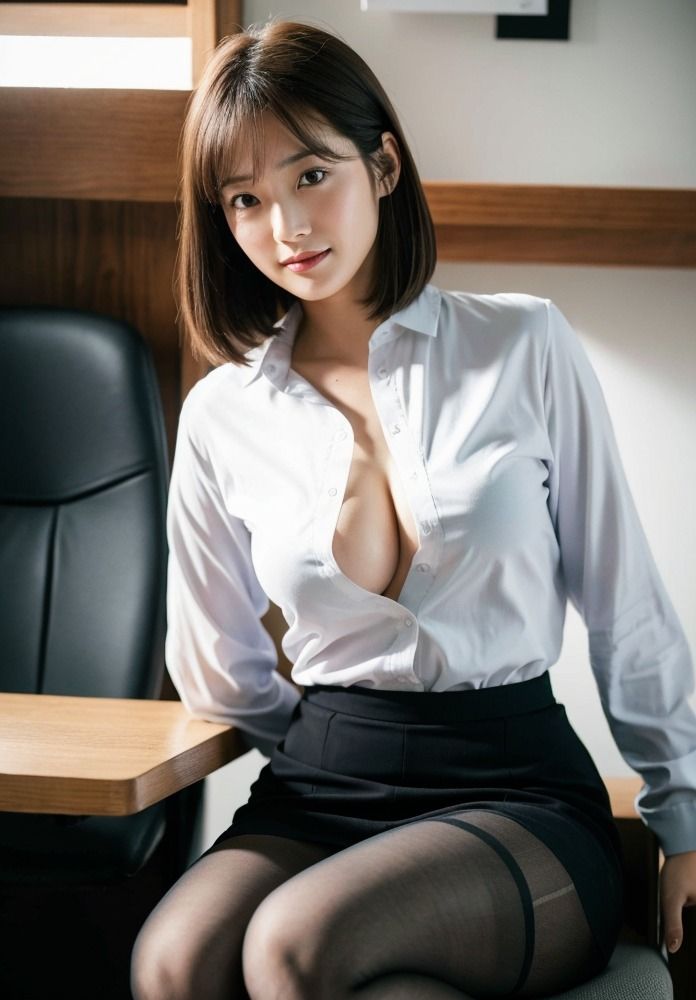 某上場一流企業で働く巨乳受付嬢が絶倫チ○ポに何度もイカされる