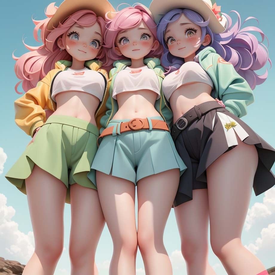 ふとももと短パンの隙間