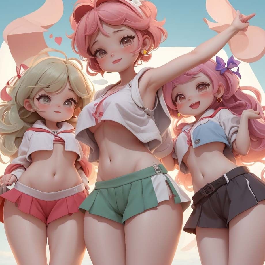 ふとももと短パンの隙間