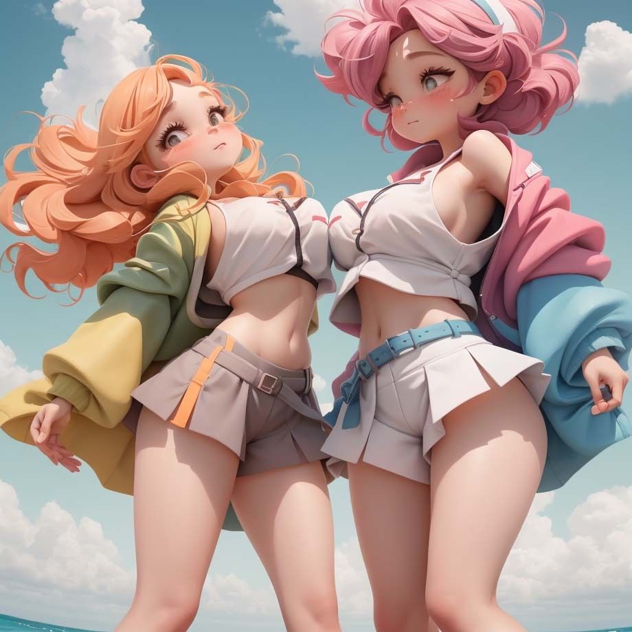 ふとももと短パンの隙間