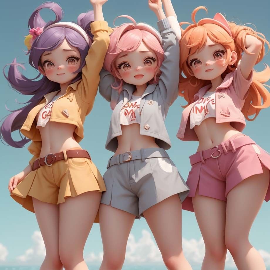 ふとももと短パンの隙間