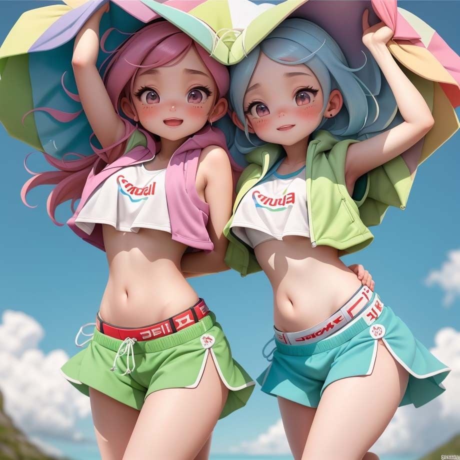 ふとももと短パンの隙間3