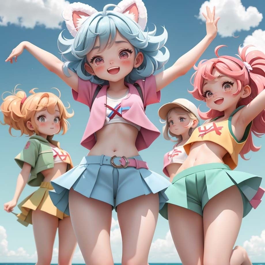 ふとももと短パンの隙間3