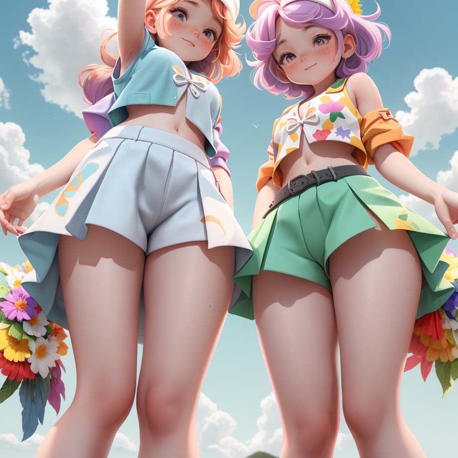 ふとももと短パンの隙間3