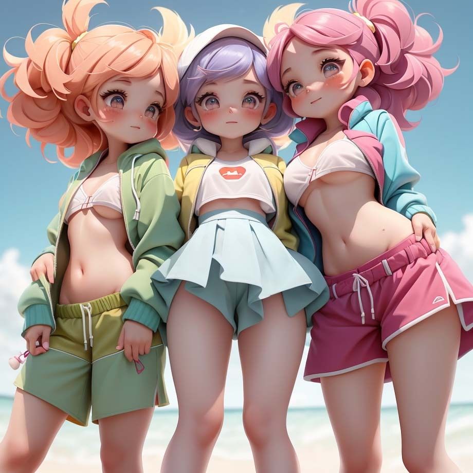 ふとももと短パンの隙間3