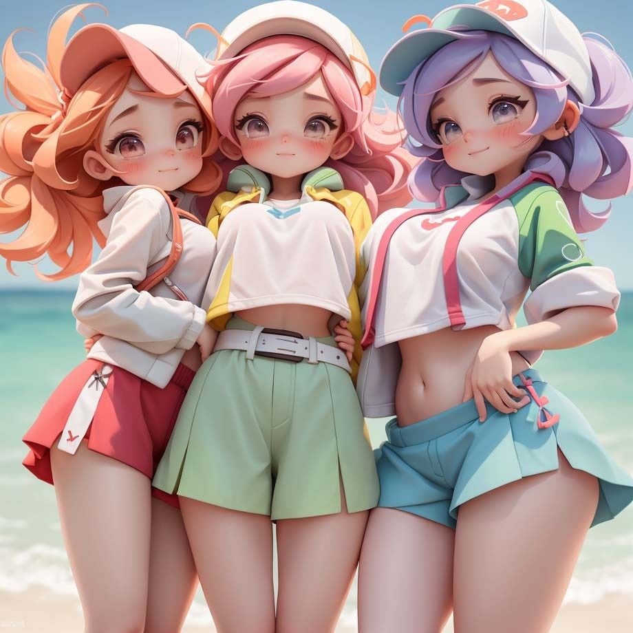 ふとももと短パンの隙間5