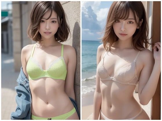 AI写真集グラビア18美人の下着姿300P:美学の未来は新時代の魅力