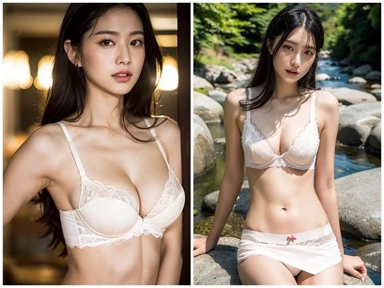 AI写真集グラビア19美女の下着姿300P:美的探究の新たなる視覚的饗宴