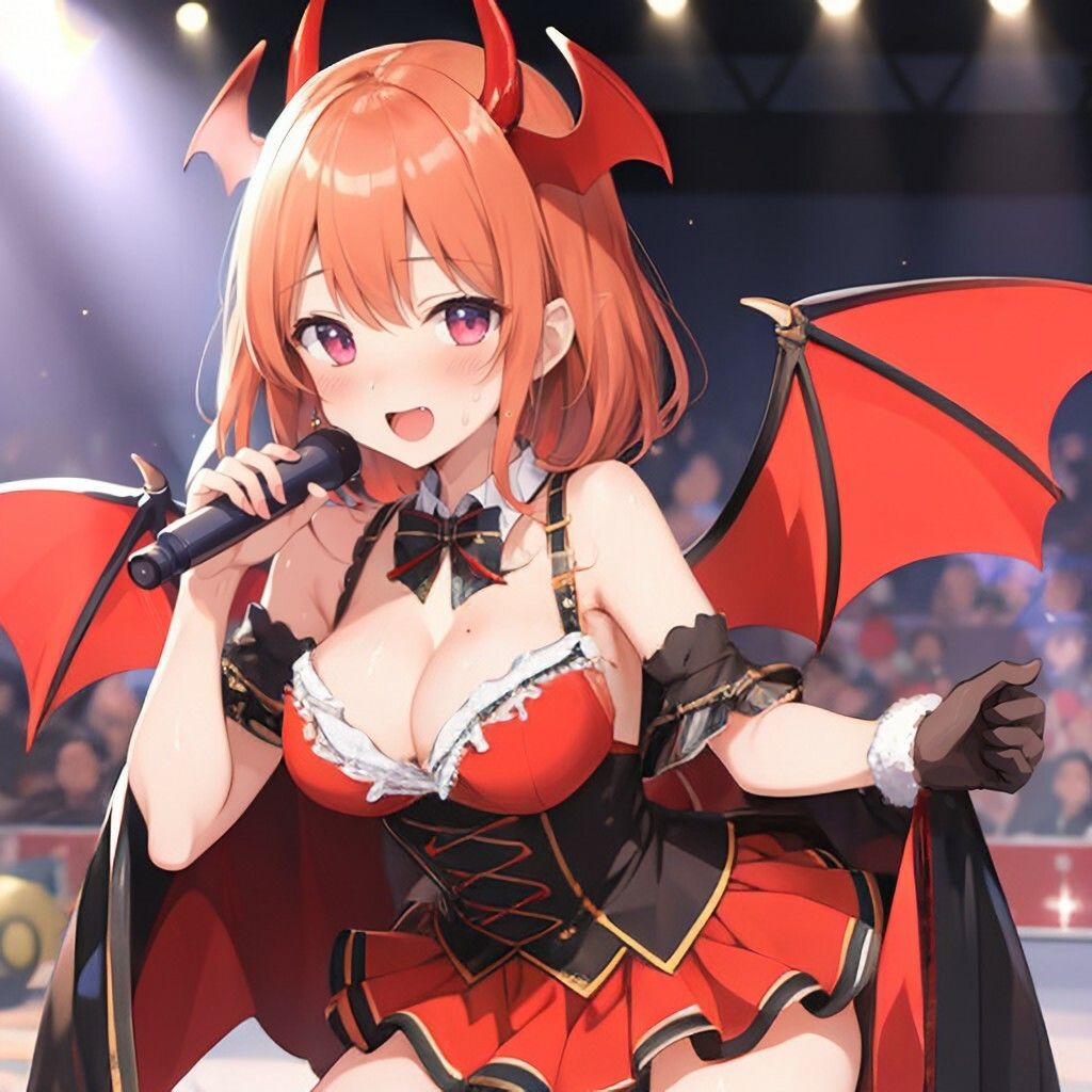 アイドル風小悪魔さん