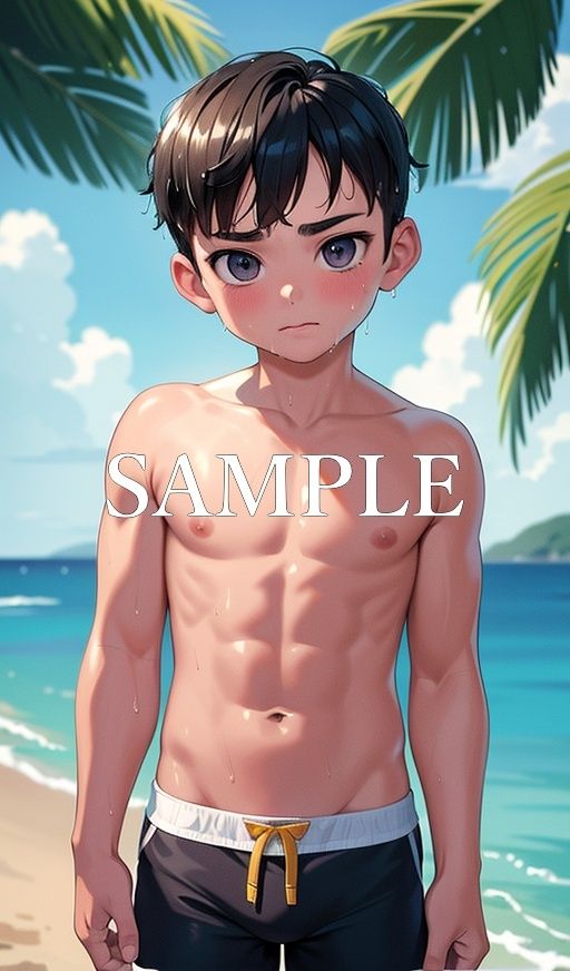 筋肉少年水着イラスト集