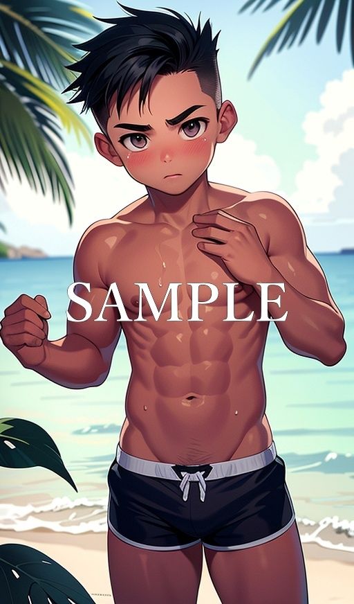 筋肉少年水着イラスト集