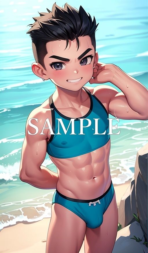 筋肉少年水着イラスト集