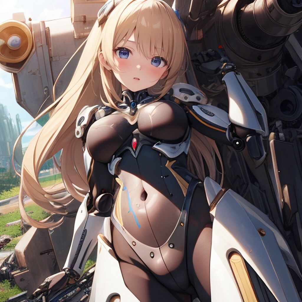 アーマースーツ風美少女さん