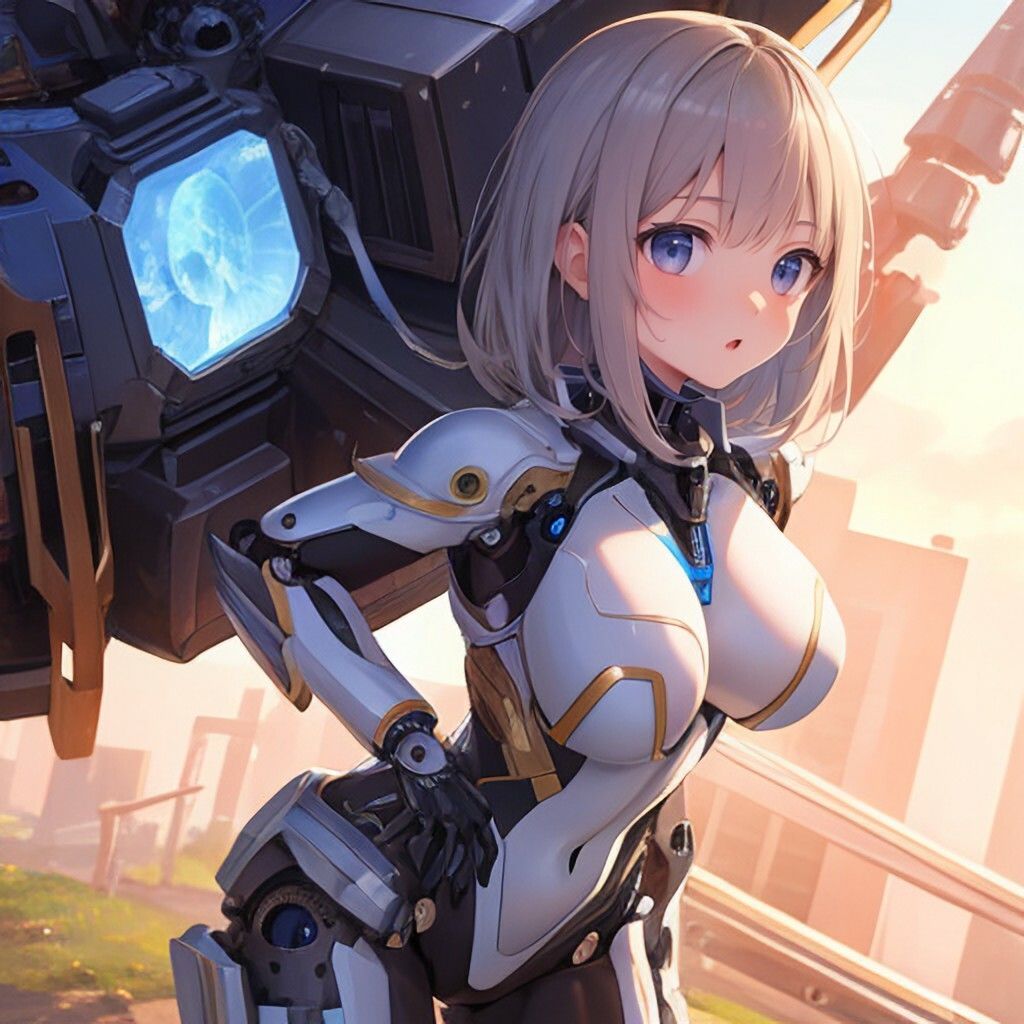 アーマースーツ風美少女さん