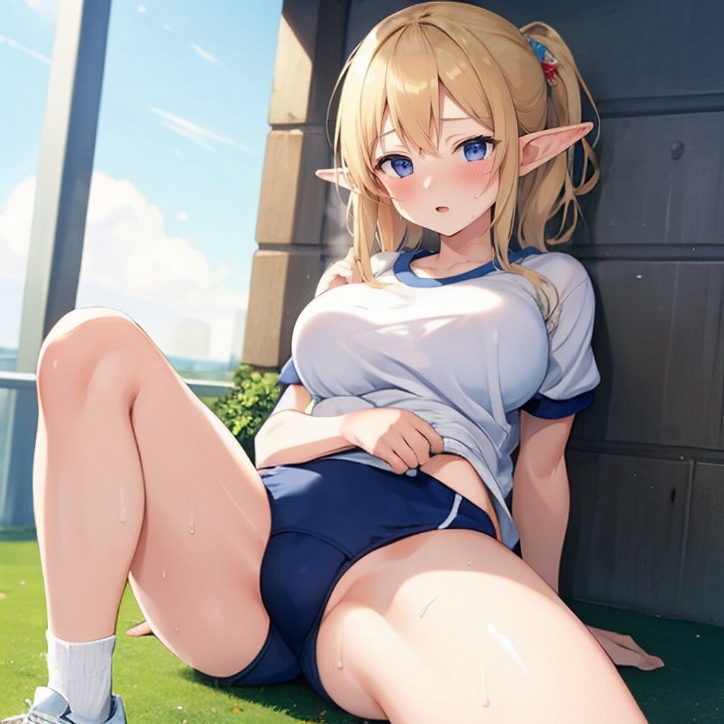 体操着風エルフさん