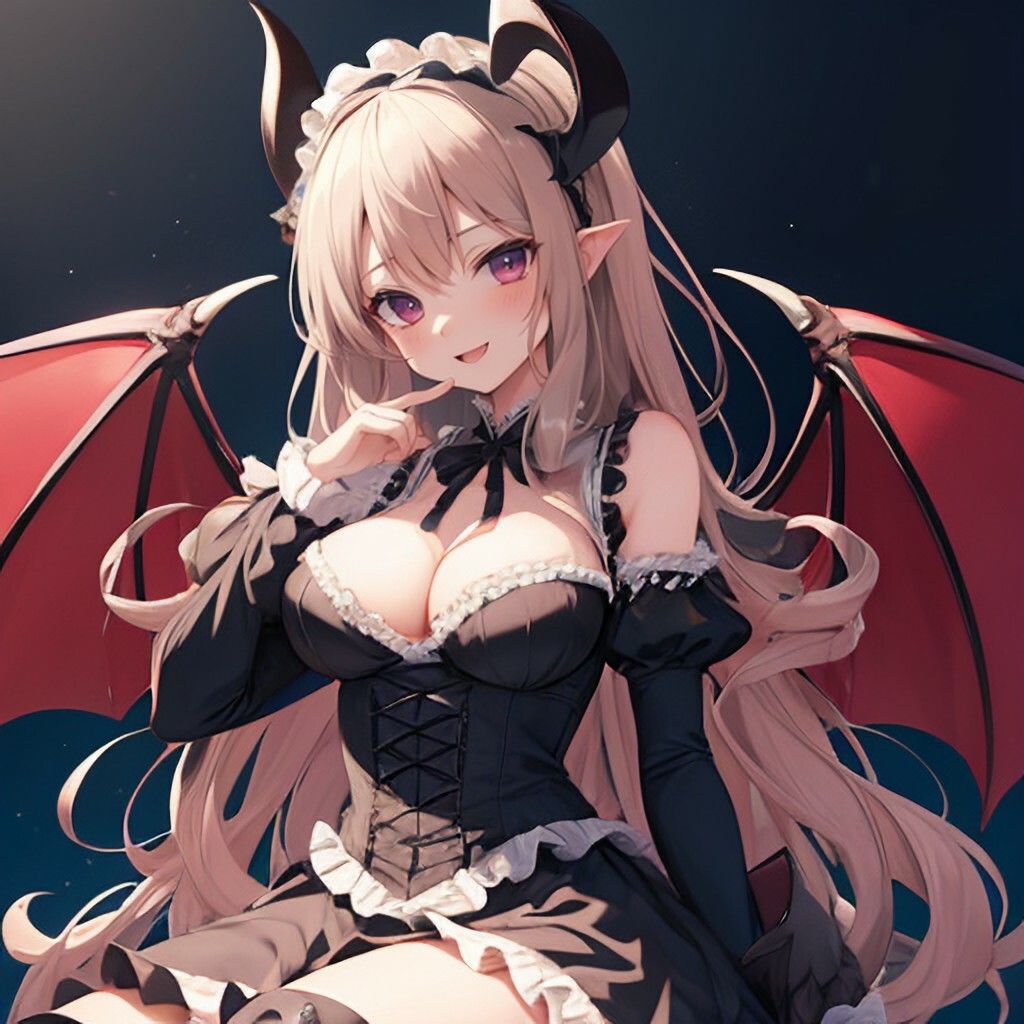 ゴスロリ風悪魔っ娘さん