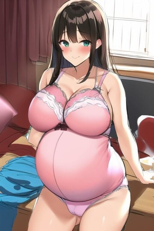 爆乳人妻のボテ腹ビッチの中出しNTR記録