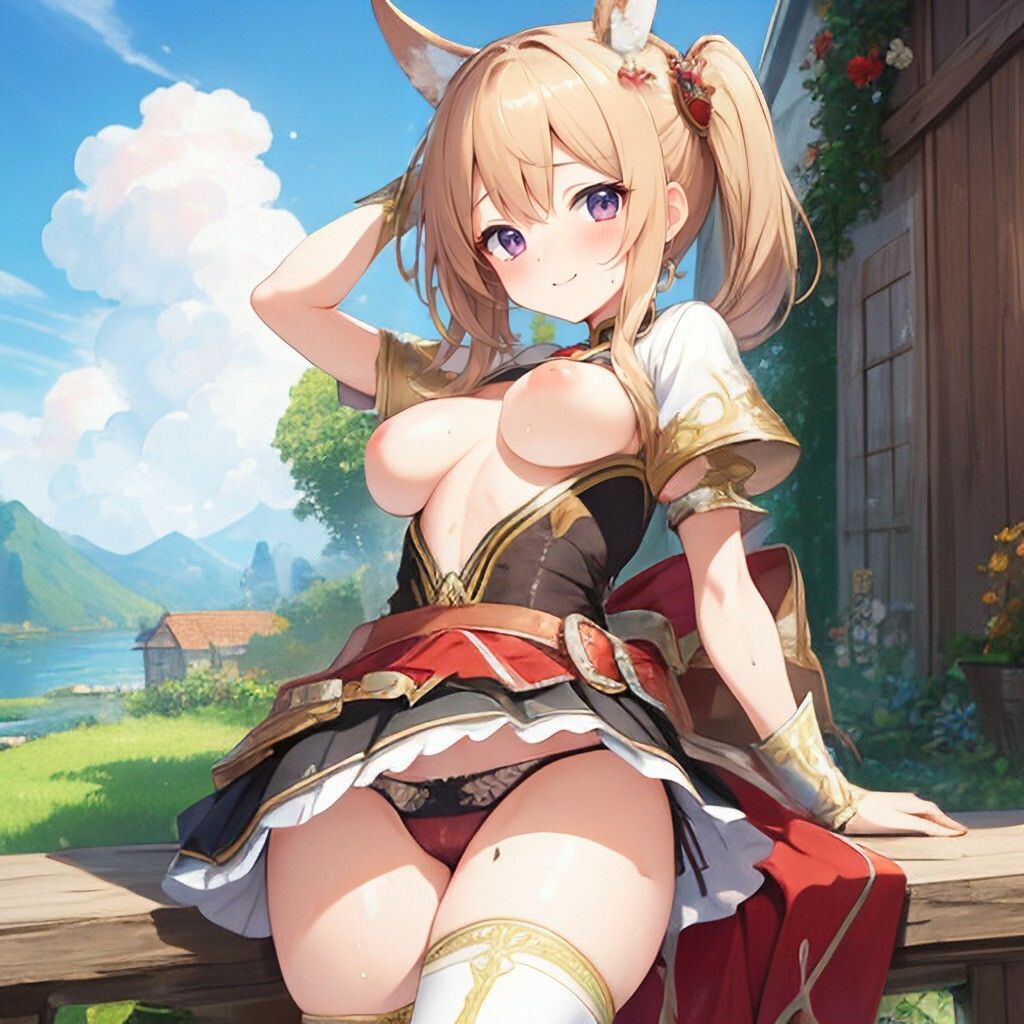 ちょっとえっちなファンタジー風美少女さん