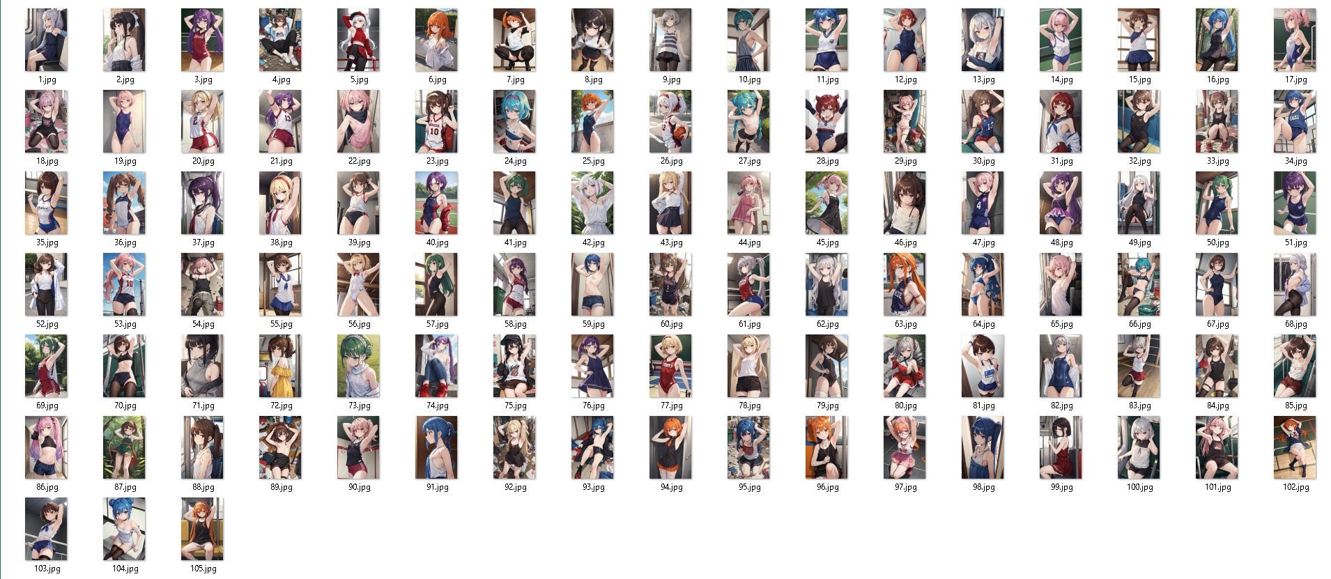 【AI作品】armpit collection vol.4