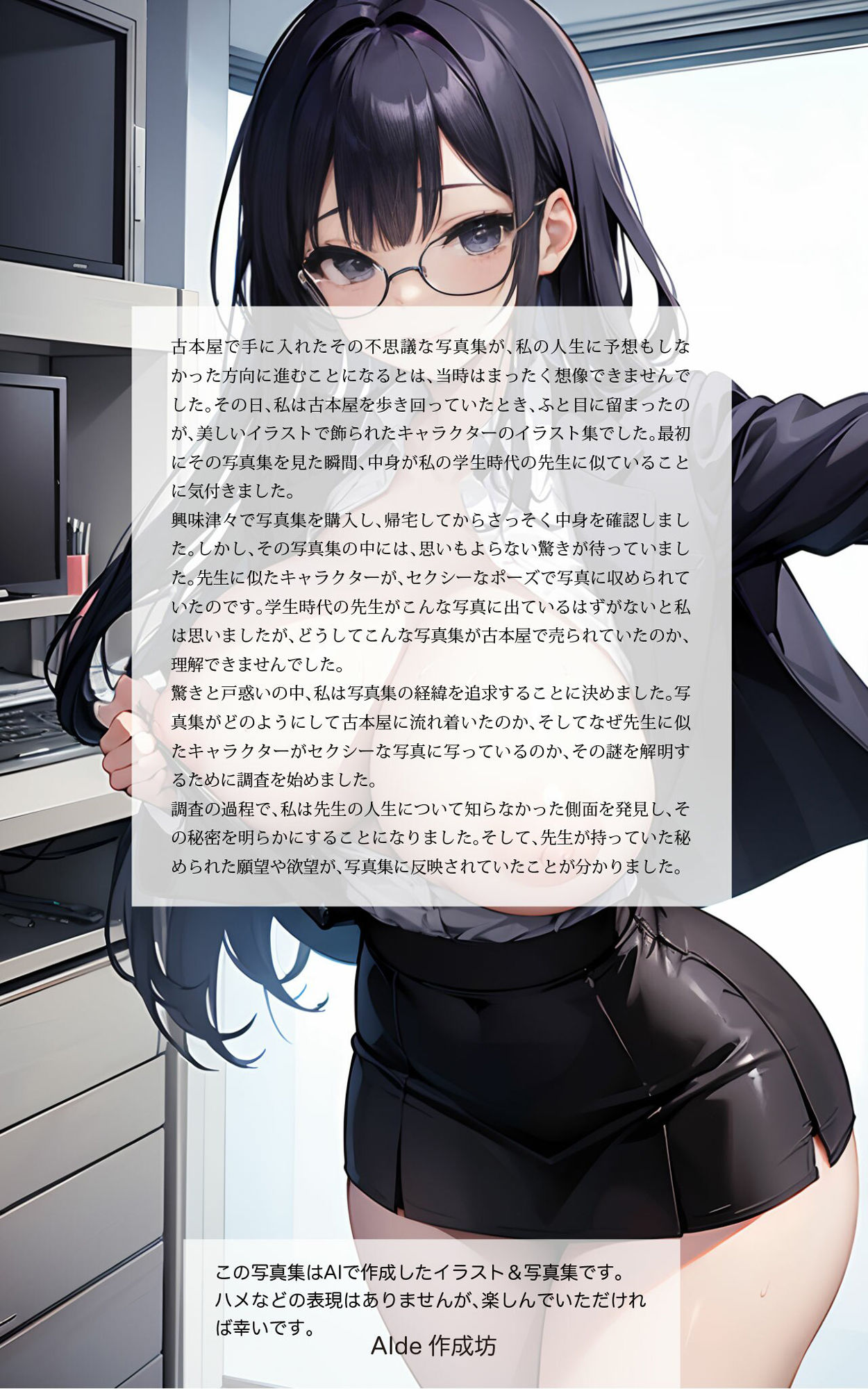 【AI写真集】2D3Dセクシー女教師の誘惑