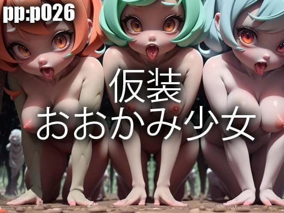 仮装おおかみ少女