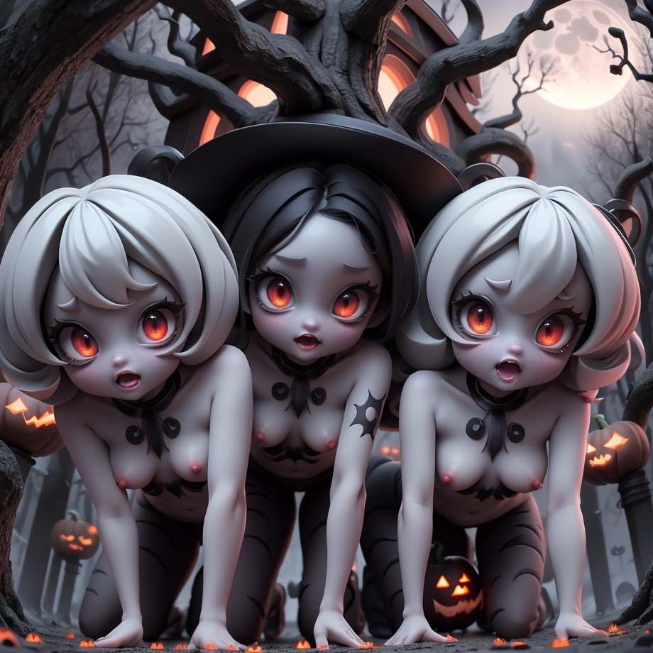 仮装ゾンビ少女