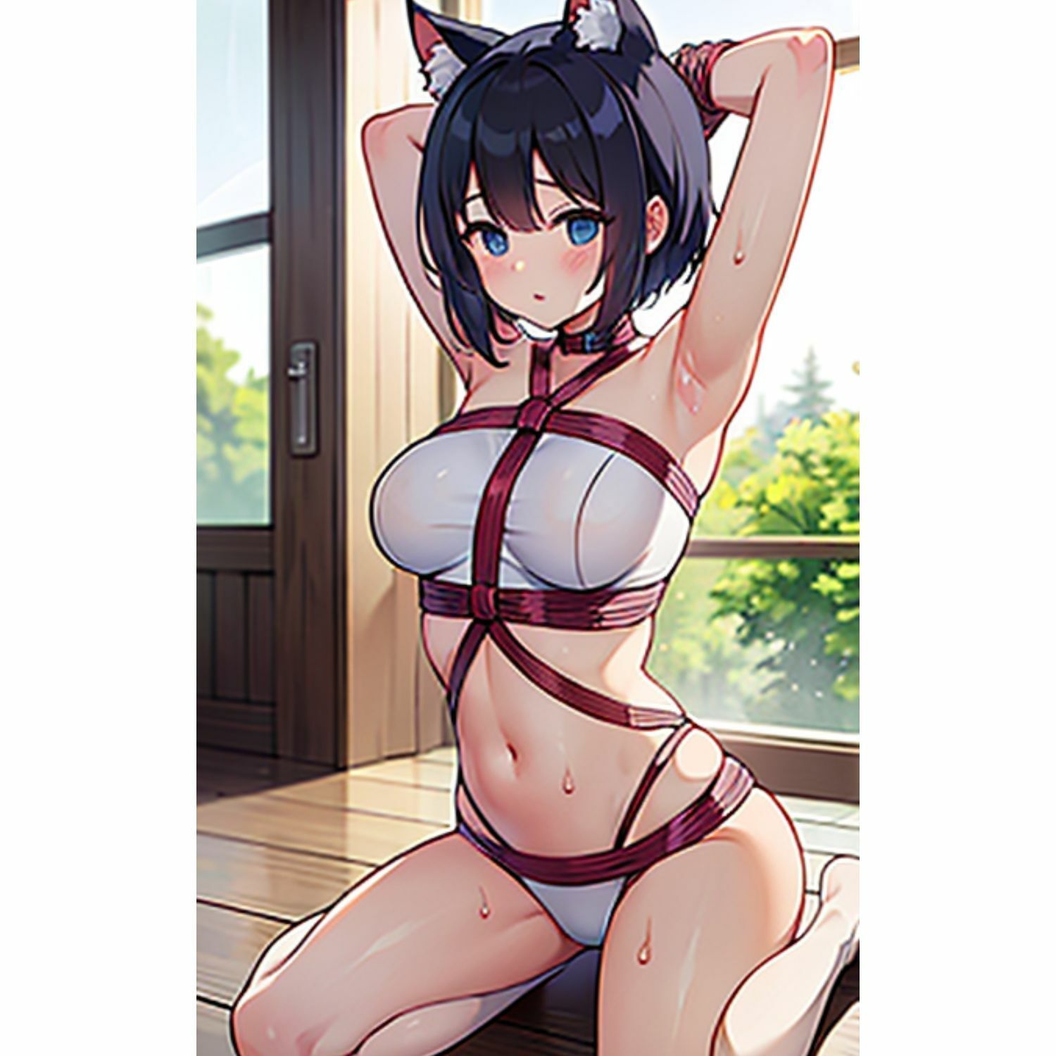 従順なうちの愛猫｜拘束される日々