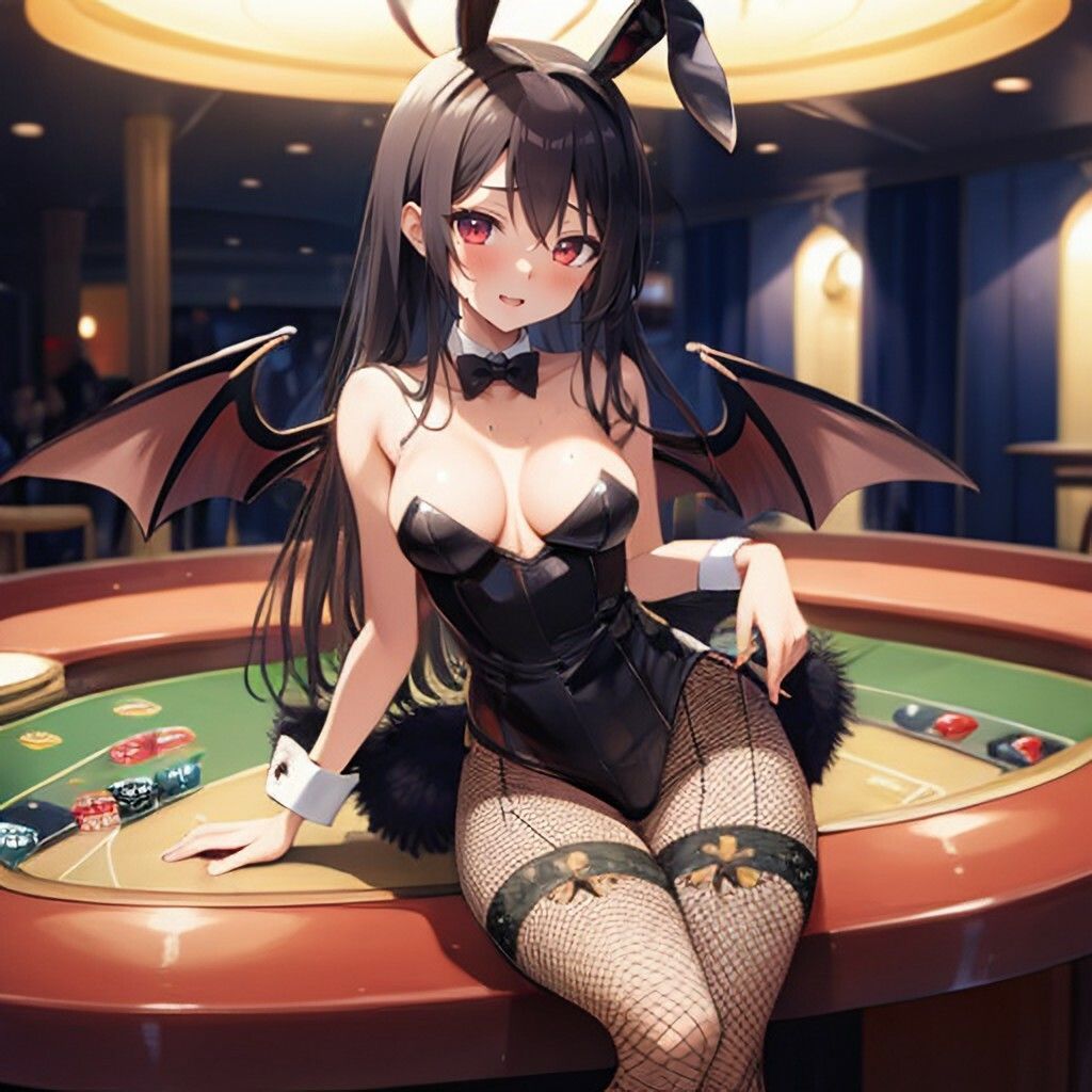 バニーガール風サキュバスさん