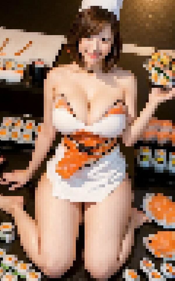 過激なサービスで人気沸騰中の話題のエロすぎるお寿司屋さん