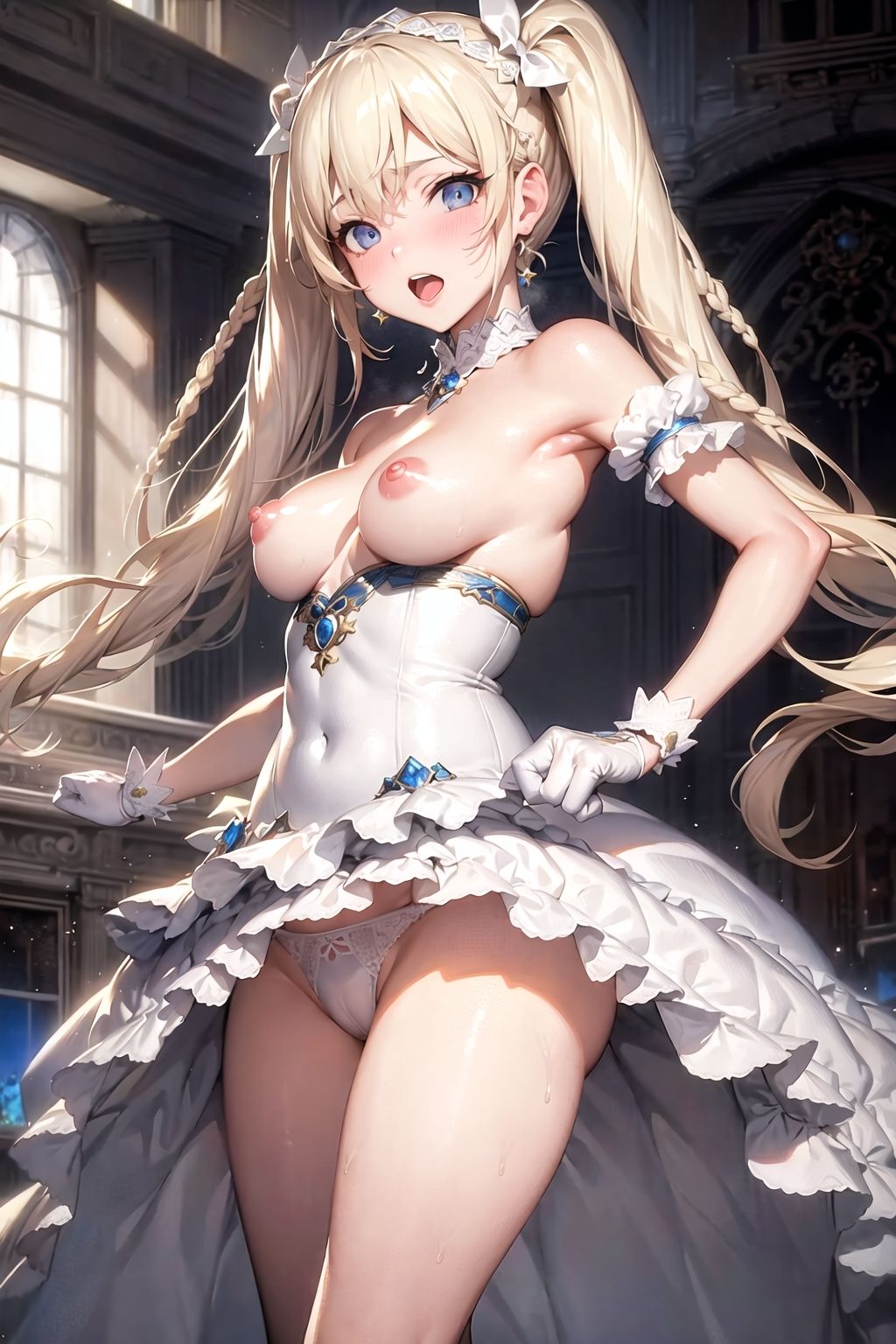 お嬢様えちえちパンチラ集