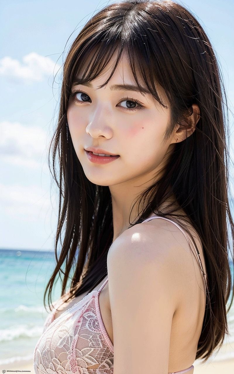 100人のAIグラビアアイドル写真集 8巻 清純な笑顔が魅力的な王道グラビア オマケ8枚