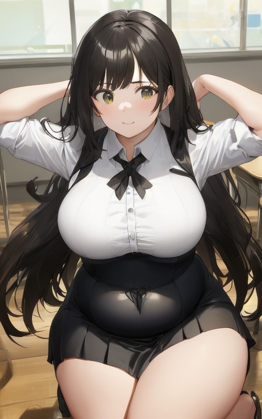 巨乳美女【妄想イラスト美女図鑑vol.6】