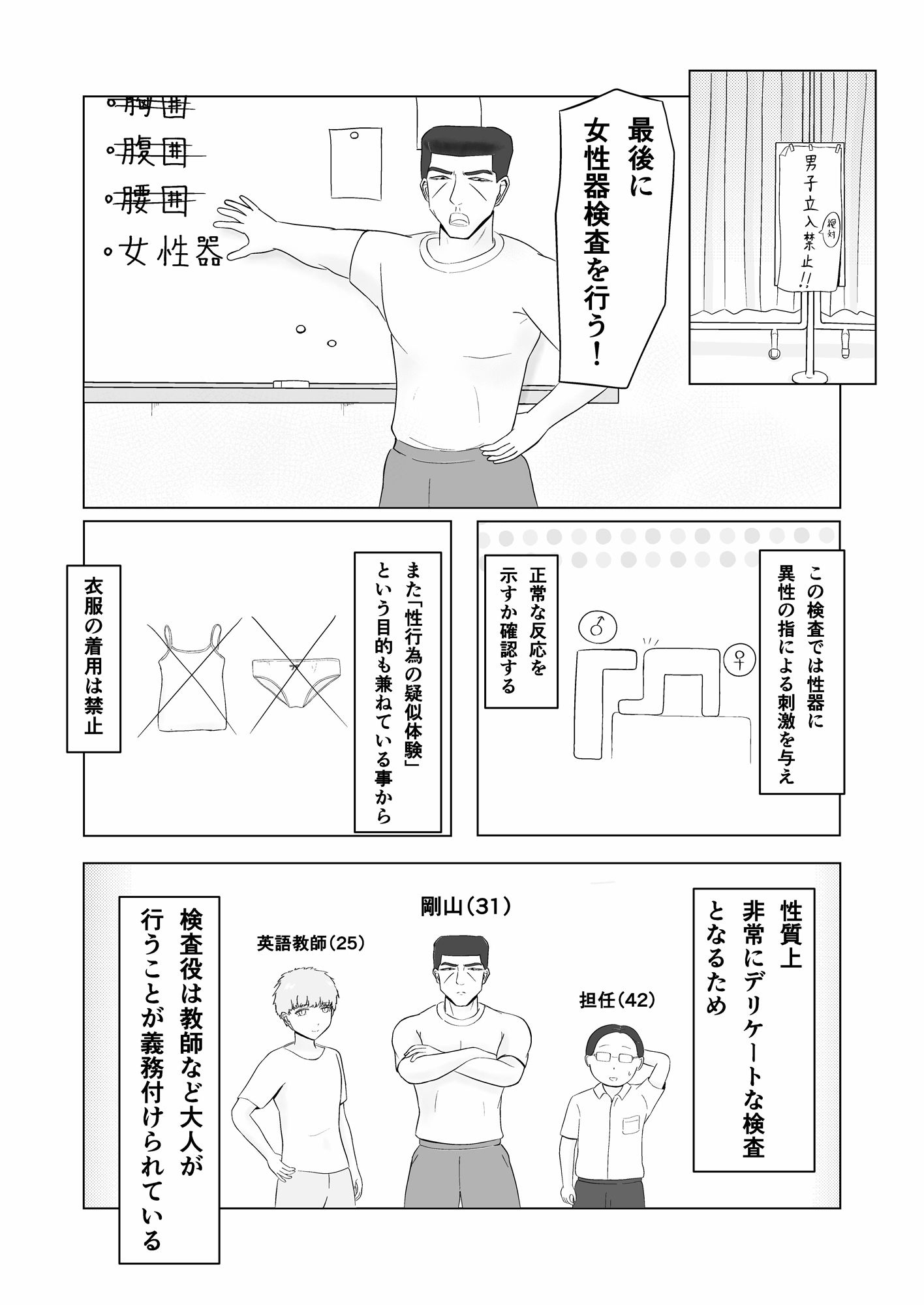 ツン子、身体測定を受ける。
