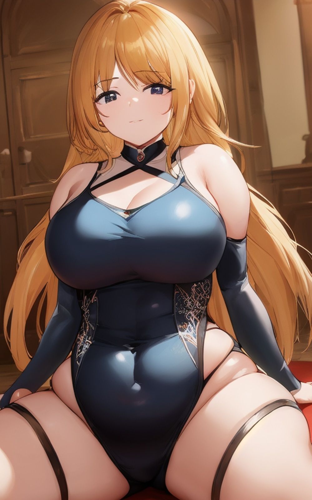 巨乳美女【妄想イラスト美女図鑑vol.12】