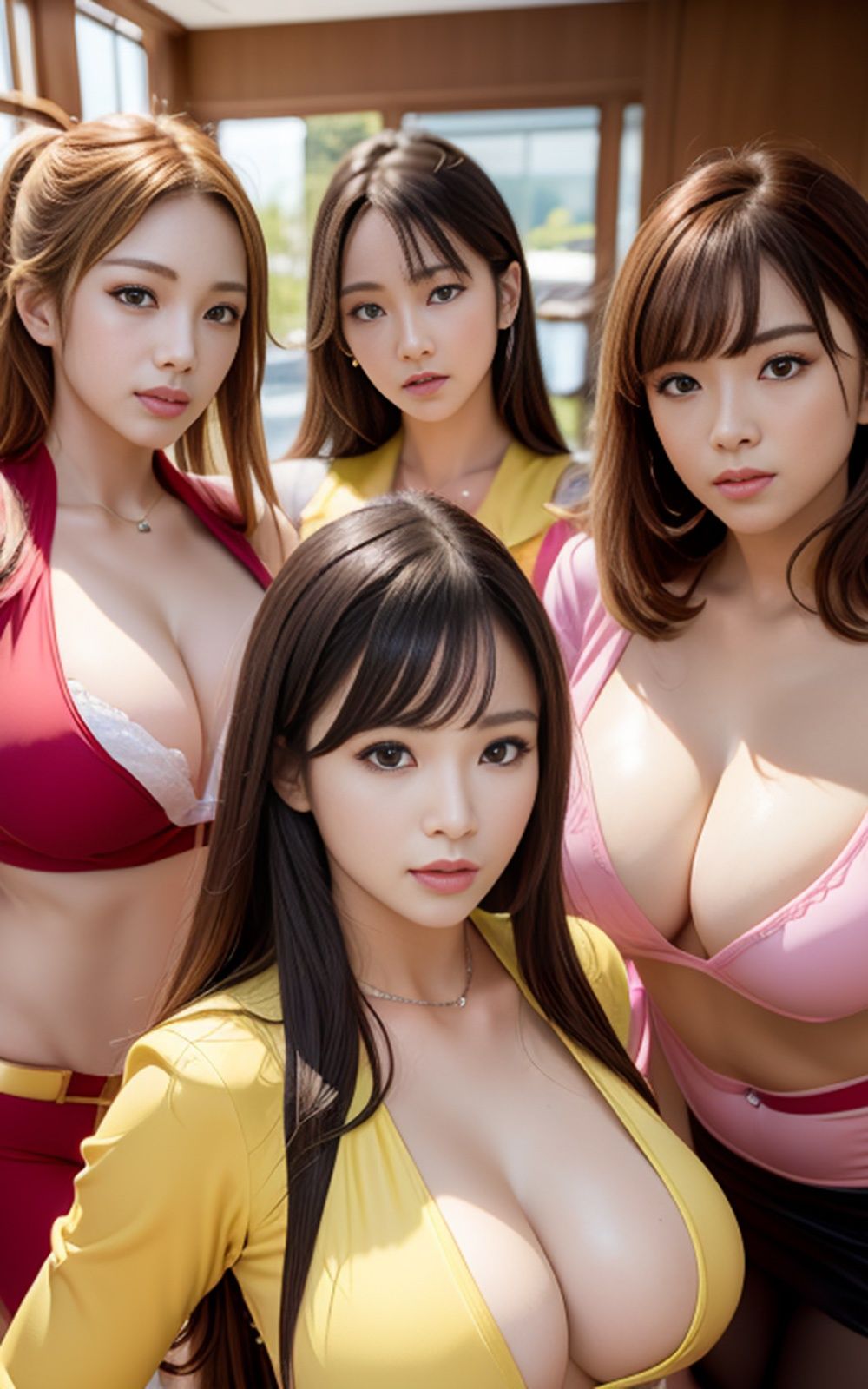 【無料】巨乳美女軍団【妄想イラスト美女図鑑vol.16】