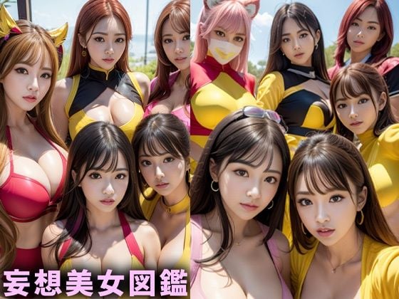 【無料】巨乳美女軍団【妄想イラスト美女図鑑vol.16】