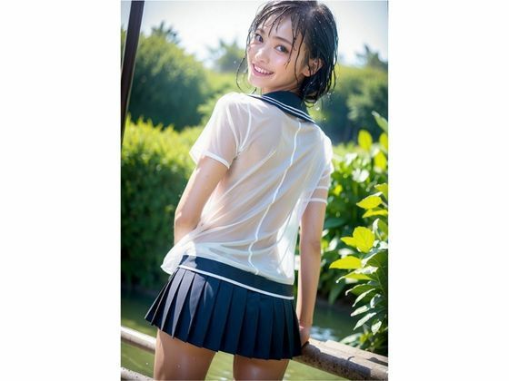 女子校生の濡れ透け天国