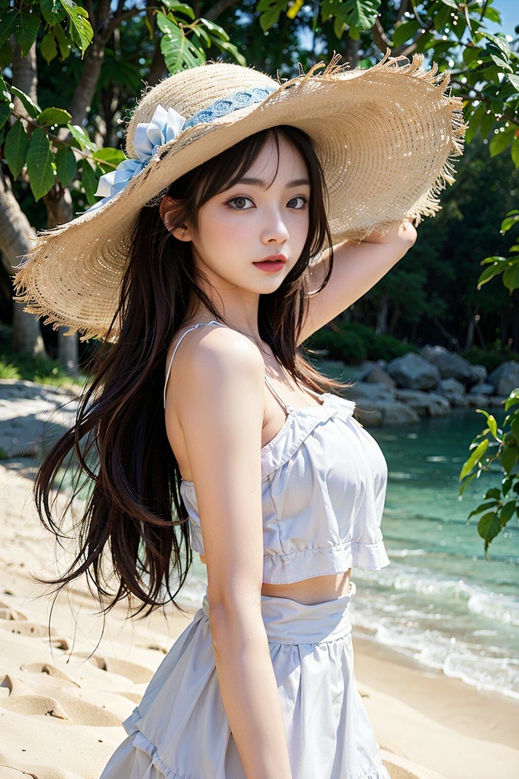 『グラビア超絶AI美女!砂浜のAIグラドル美女伝説』&『グラビア超絶AI美女 エピソード2 砂浜のAI美女伝説』バンドル2巻セット233枚