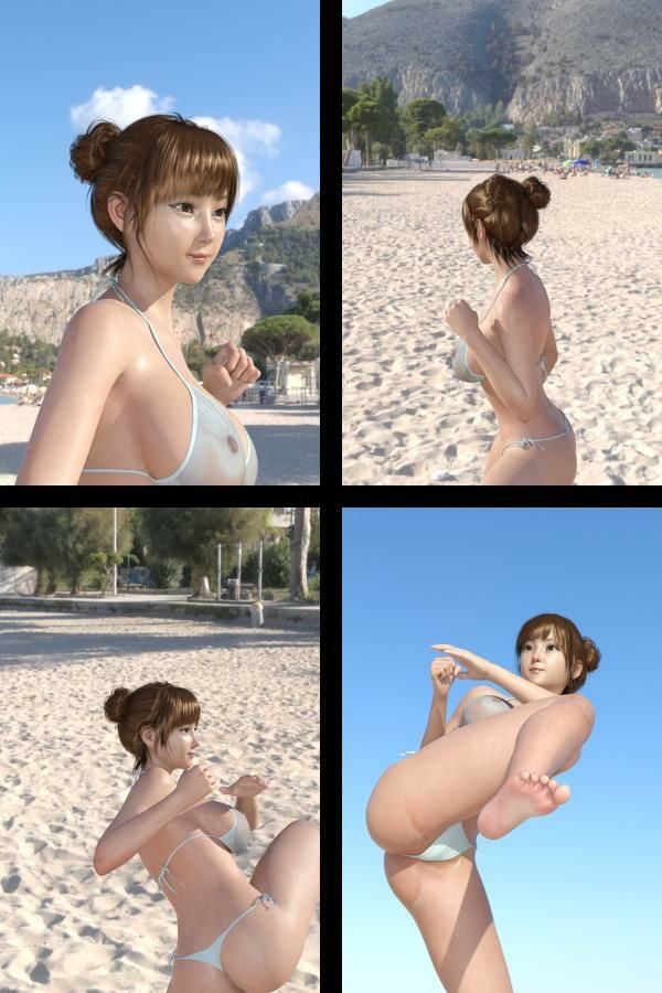 【＋All】『理想の彼女を3DCGで作ります』から生まれたバーチャルアイドル「一ノ瀬廻里（いちのせめぐり）」のグラドル撮影風写真集:Gradol_54