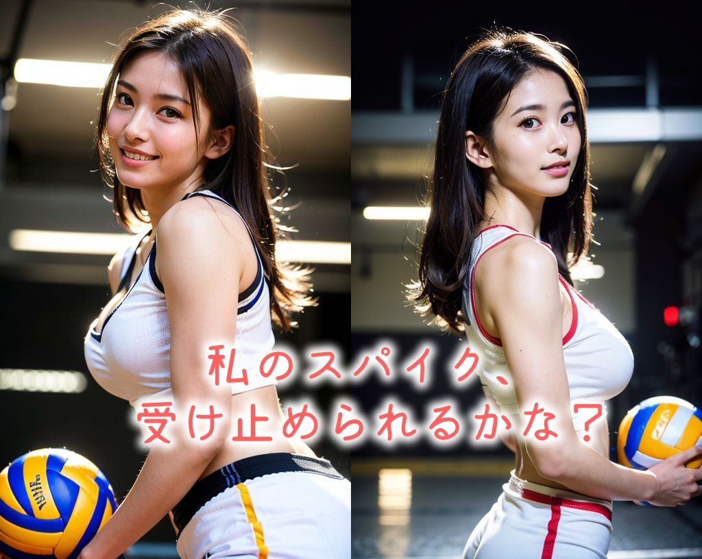 「バレーボール美女」かわいくてセクシーなAI写真集vol.17（全190ページ）