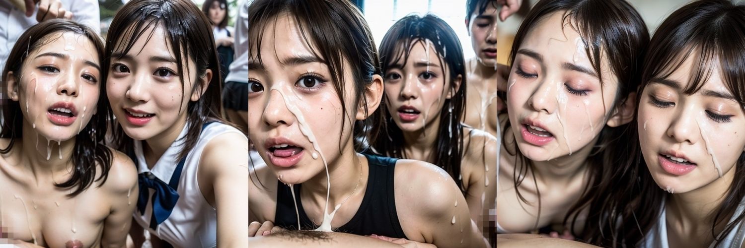 【無料】無料サンプル版 ぶっかけ！乱交！複数 女〇●生 40 P！