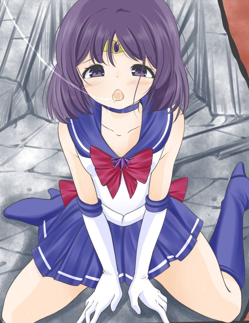 助けた村の男達に薬を飲まされレ●プされるセーラ●サターン