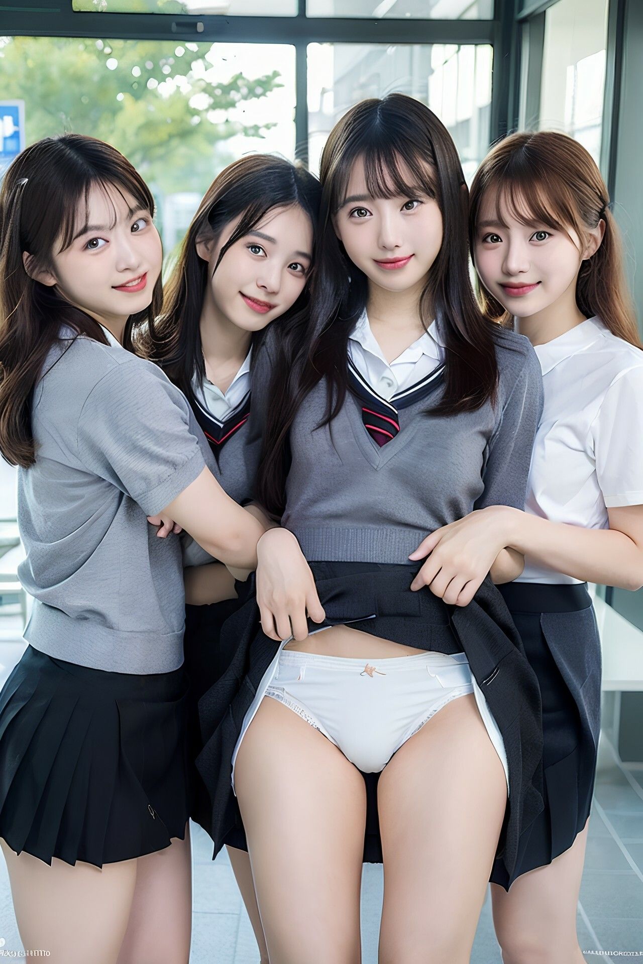 女〇●生! 純白パンチラ! 50P!