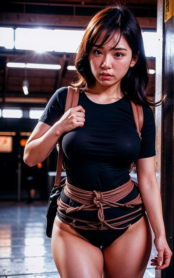 ぽっちゃりヲタ女やりすぎ縛り旅行「チャーシューみたい」