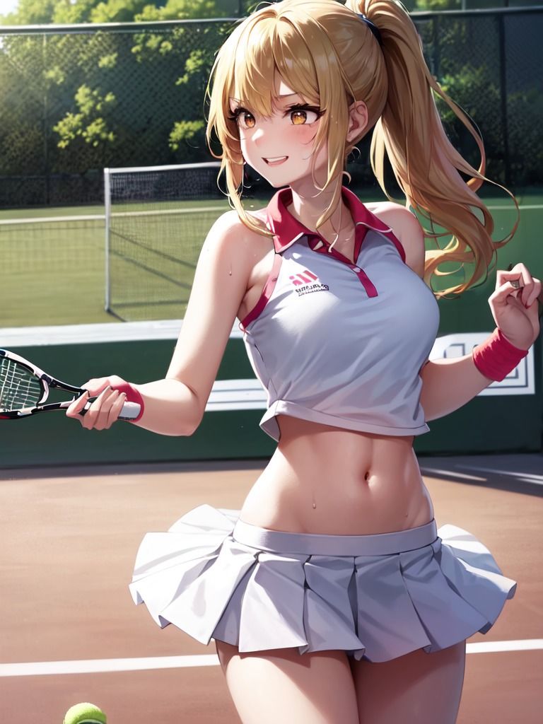廻されたテニス少女